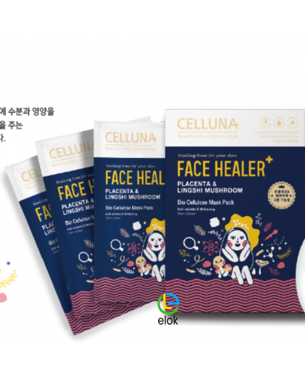 Celluna Face Healer Placenta Lingshi Mushroom